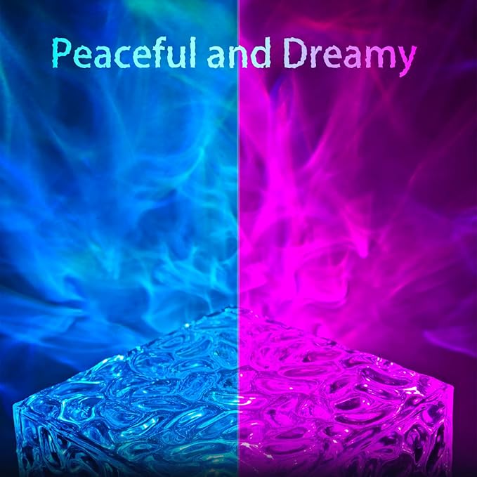 Ocean Wave Projector Light, Ocean Lamp, 16 Colors with Controller, Night Light for Kids and Adults, Gift for Birthday and Festival, for Room Decoration and Lighting (Ocean Wave)