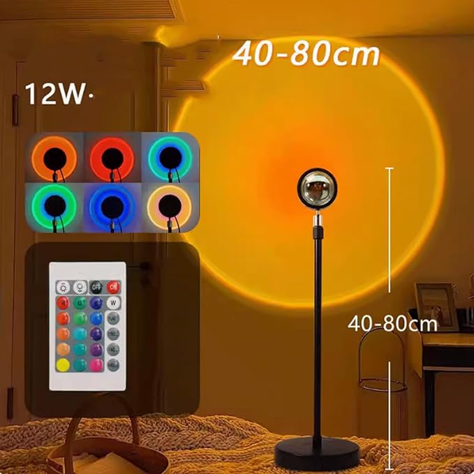 Projector Sunset Lamp Sunset lamp Sunset Light Dawn Light Photography Atmosphere Light Suitable for Living Room