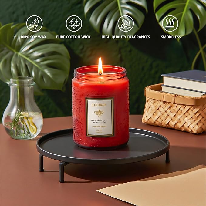 Candles Set - 6PC Scented Candles, Soy Candle, Aromatherapy Candle, Soy Wax Candle, Candle for Home, Women, Birthday, Valentine, Christmas, Anniversary Present