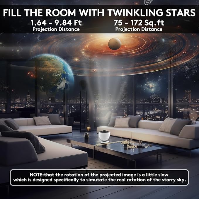 Planetarium Galaxy Projector13 in 1, Galaxy Light with 360° Rotating, Space Projector Nebula Star Night Light for Kids Adults Bedroom Ceiling Decor, Home Theater, Holiday Gift