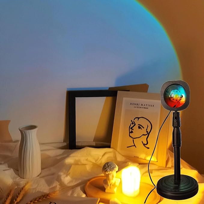 Creative Atmosphere Night Lights Sunset lamp Sunset and Dawn Lights Projector Sunset Lamp for Dormitories