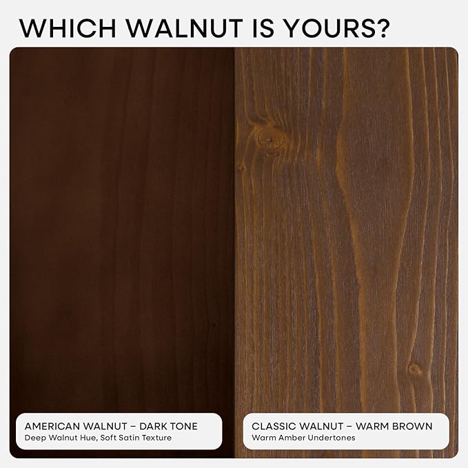 Homeforia Classic Walnut 48 inch Floating Shelf, High End Solid Real Wood Small 48inch Floating Shelves for Wall Mounted, 48in Floating Shelves, Heavy Duty Bracket, 48 X 6.5 X 1.75 inches, Set of 2