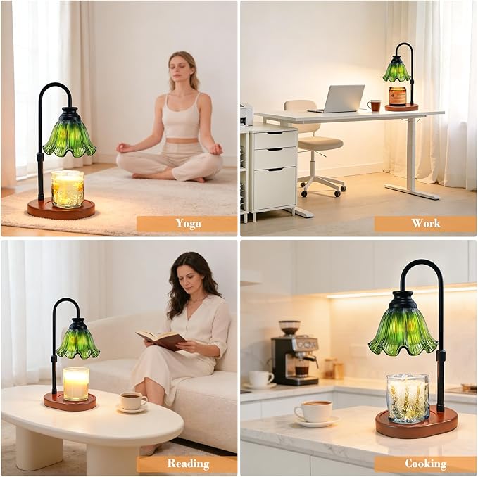 Banbanda Candle Warmer Lamp with Timer: Mothers Day Gifts,Birthday Gifts for Women, House Warming Gifts New Home Decor – Height Adjustable Candle Lamp