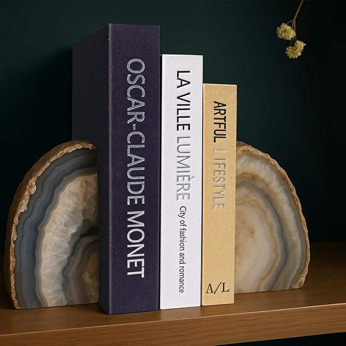 Decorative Books for Home Decor - Set of 3 Linen Fake Books for Decoration, Coffee Table Book Decor for Mantle/Bookshelf/Bedside/Photo Storage/Keepsake Box