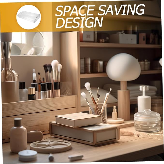 PRETYZOOM Display Stand for Perfume and Makeup Multi Organizer for Dresser Clear Storage for Space-saving Design
