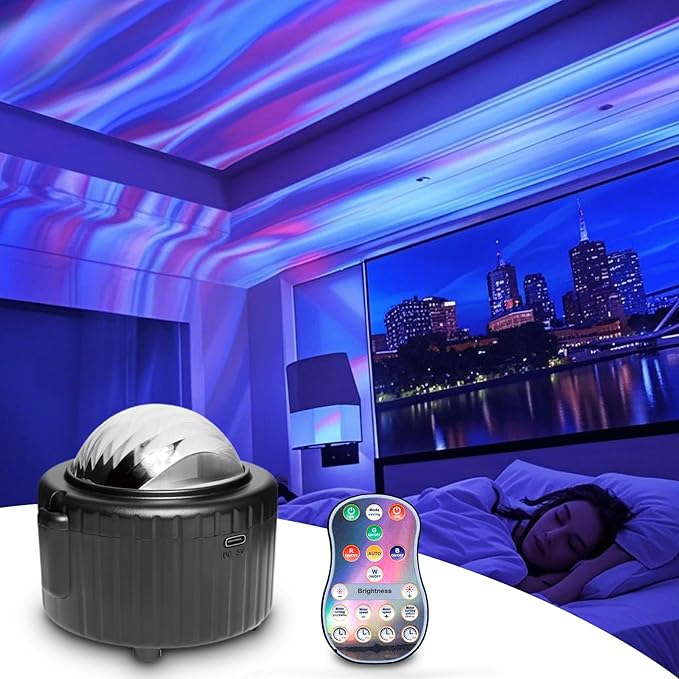 Northern Lights Projector,15 Colors Galaxy Projector for Bedroom,Remote Aurora Light Projector for Bedroom Night Light for Kids,Cute Room Decor for Teen Girls Boy, Mother‘s Day & Graduation Parties