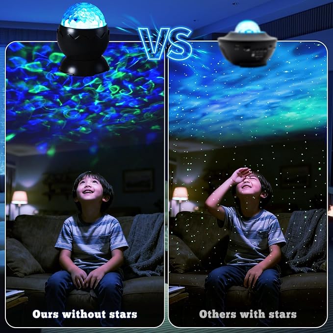Galaxy Projector, Light Projector, Night Light Projector with Remote Control, Galaxy Light Projector, for Kids Adults, Bedroom, Home Theater, Christmas, Birthdays (Black)