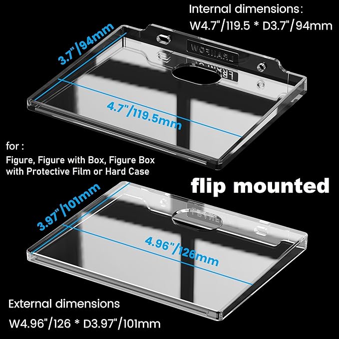 Wall Display Shelves for Funko Pop Anime Figure, Display Ledges with Glow in The Dark Strips, Collector Shelves for Action Figures Game Room, Mini Collectibles Shelves Holds up to 2 lb (12 pack clear)