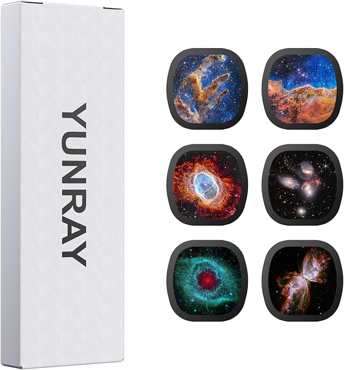 YUNRAY Galaxy Projector Disc – Ultra HD Projector Slide, Compatible with YUNRAY Galaxy Projector Pro and Model SKE-TKQ01 & BL-DQY02 (Pro Version) Projectors – 6 Disc Set