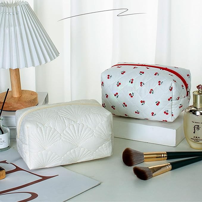 Pencil Case Office College School Storage Bag Pouch Holder Box Organizer Makeup Pouch Cosmetic Bag Aesthetic Cute Pen Case for Girls Boys Kids (E)