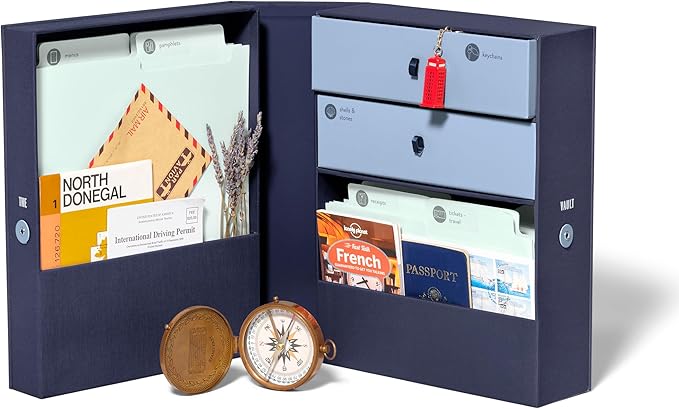 Savor | Travel and Adventure All-in-One Organizer | One Convenient Home to Keep Your Travel and Adventure Keepsakes, Disney Mementos, Guides, Maps, Photos, Badges and Souvenirs Safe and Organized