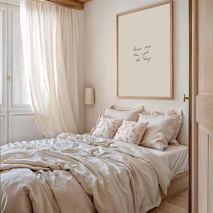 Inspirational Wall Art These Are the Good Old Days Wall Art Positive Affirmations Quotes Poster Modern Minimalist Quotes Artwork Painting Motivational Home Decor for Living Room Bedroom, Unframed