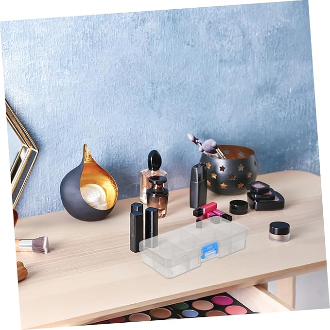 Mikinona Slot Manicure Tool Storage Box Lids Nail Polish Organizer for Desktop Jewelry Box Organizer Makeup Display Stand Sturdy Portable