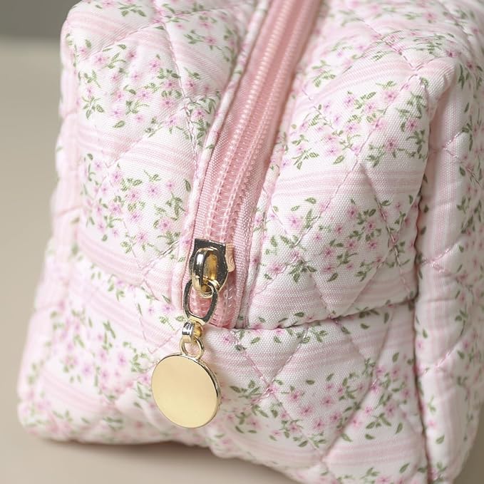 Pencil Case Office College School Storage Bag Pouch Holder Box Organizer Makeup Pouch Cosmetic Bag Aesthetic Cute Pen Case for Girls Boys Kids (C)
