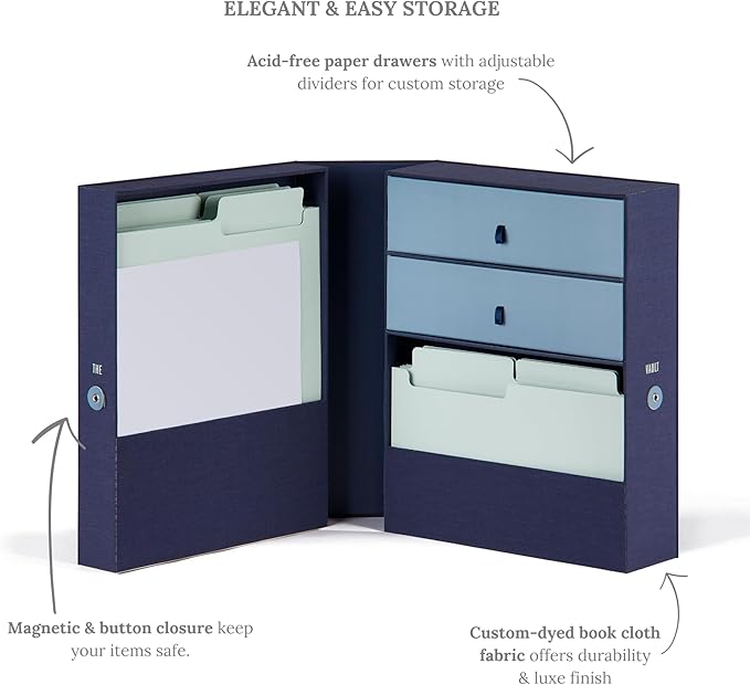 Savor | Life Essentials & Graduate Keepsake Organizer | Keep High School and College Graduation Memorabilia Organized and Safe in One Convenient Home with this Gift for Students and Grads