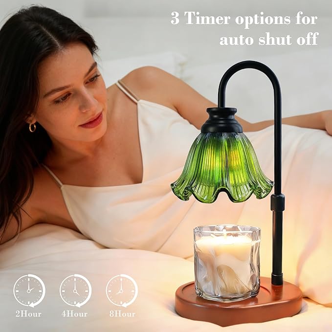 Banbanda Candle Warmer Lamp with Timer: Mothers Day Gifts,Birthday Gifts for Women, House Warming Gifts New Home Decor – Height Adjustable Candle Lamp