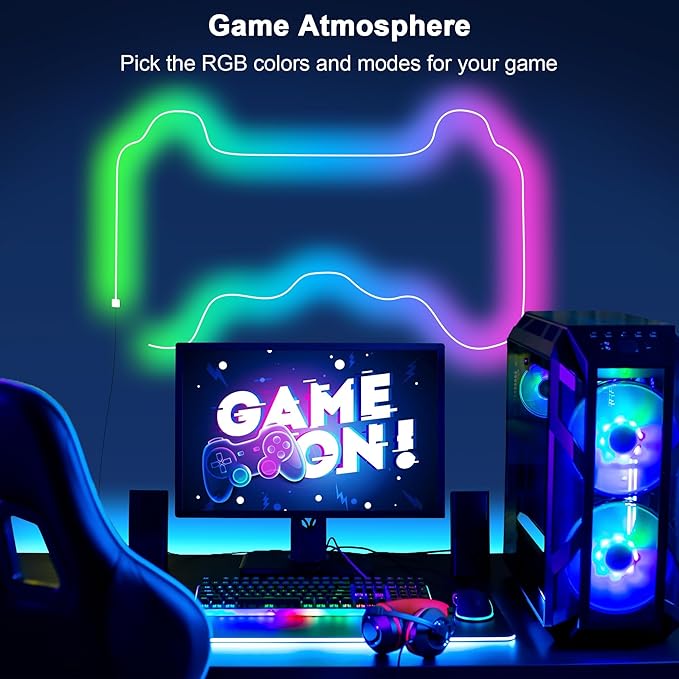 Cozylady RGB Neon LED Rope Lights, Waterproof Bluetooth APP Remote Control Music Sync Strip Lights, 24V Flexible DIY Silicone Light for Bedroom Home Indoor Outdoor Decor (30M/100Ft)