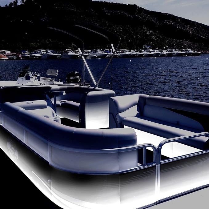 20ft LED Strip Lights 12V Waterproof, Marine LED Lights Ideals as Under Gunnel, Deck, Boat Interior Lights for Kayak, Jon Boats and Fishing Boats (White)