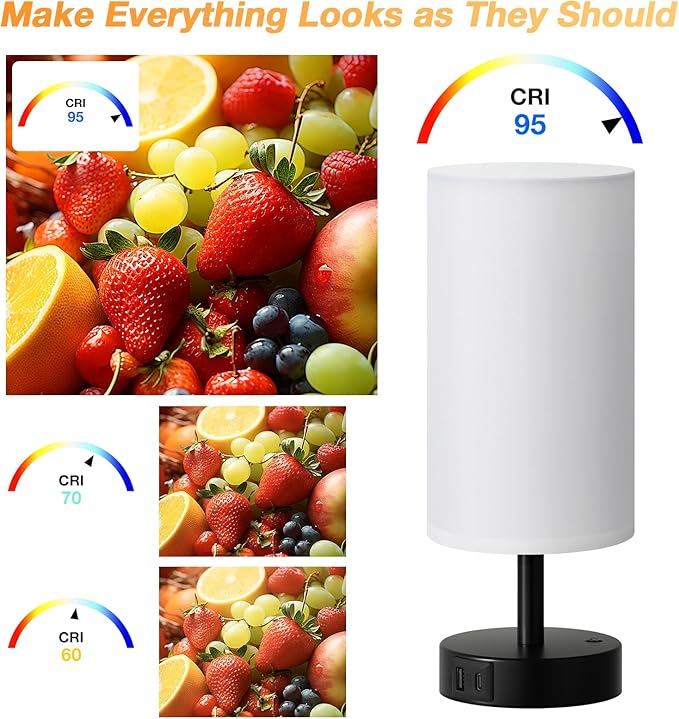 Dicoool 10000 Lux Sun Lamp with Remote, Happy Sunlight Lamp, CRI＞95 Daylight Lamp, 3 Color Temperature & Stepless Dimming, Mood Lighting for Bedroom, Bring Sunshine to Windowless Office