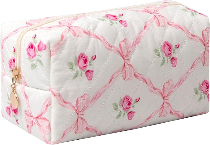 Pencil Case Office College School Storage Bag Pouch Holder Box Organizer Makeup Pouch Cosmetic Bag Aesthetic Cute Pen Case for Girls Boys Kids (B)