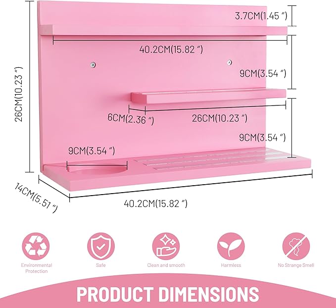 PHOENANCEE for Tonies Shelf Magnetic,for Toniebox Figures Storage Display Shelf 40-48 Character,Wall Floating Shelves Wooden,Compatible Charging Station for Children Kid's Room,Pine,3 Tier