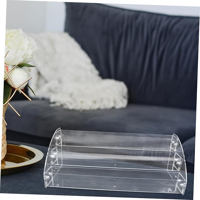OUNONA Display Riser for Perfume Organizer Makeup Holder for Dresser and Vanity Compact Storage for Efficient Desktop Display