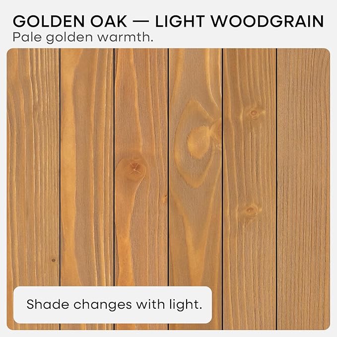 Homeforia 20 inch Golden Oak Floating Shelf, High End Solid Real Wood 20inch Small Floating Shelves for Wall Mounted, Oak Wooden 20in Floating Shelves, Heavy Duty Bracket, 20 X 6.5 X 1.75 in, Set of 2