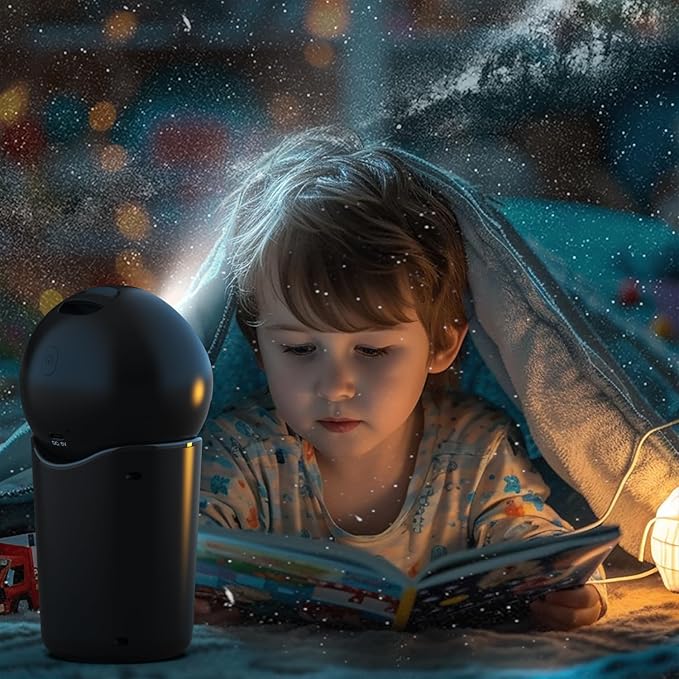 Galaxy Projector for Car,4 in 1 Portable Car Roof Star Projector,360° Rotating Galaxy Light Projector with Adjustable Knob for Car,Gifts,Room Decor