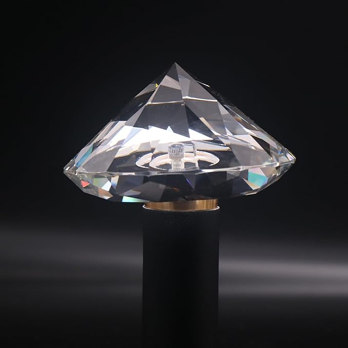 Crystal Decorative LED Light Bulbs 5 Watt(Equivalent 40w),Fancy Unique Pretty Light Bulb E26 Base, Three Color Lightbulbs for Staircase,Bars, Ambience (FP-07A-100, 4PCS)