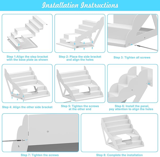 for Tonie Shelf Magnetic, Tonies Storage for Tonie Figures, 30-50 Characters and Toniebox for Girls and Boys in White