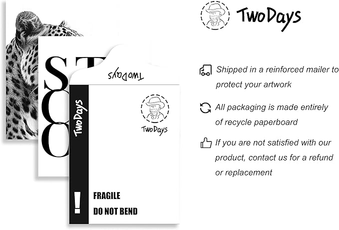 TwoDays Stockholm Style Room Decor for Women, Chic Trendy Wall Art for Living Room Aesthetic, Luxury Fashion Posters for Home Bedroom Apartment Dorm (8" X 10", Set of 6, Black Framed)
