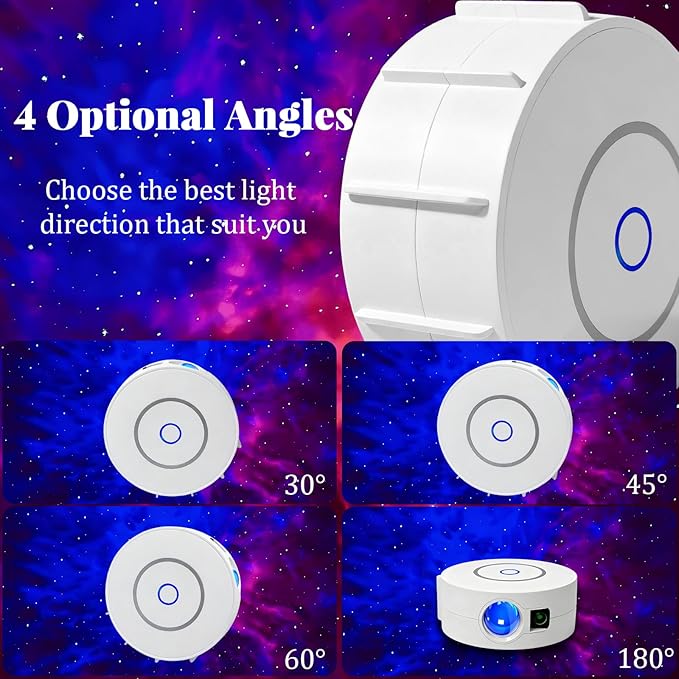 LIUYANG Galaxy Projector for Bedroom, Voice Control Star Projector with Nebula, Night Light for Kids Adults Room Decor Home Party Bar, Compatible with Alexa & Google Home Birthday Valentines Day Gifts