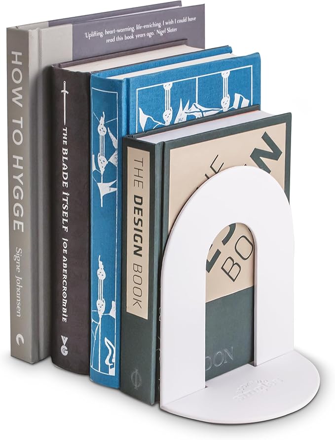 IF The Pop-Up Book End, Single Bookend, Contemporary Colours - White