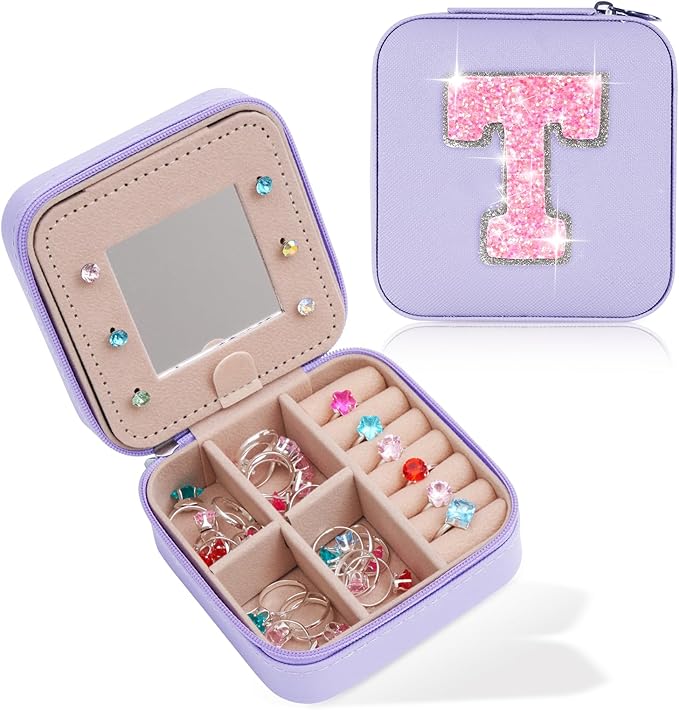 Uygafly Teacher Appreciation Gifts for Women - Lavender Jewelry Case | Perfect for Teacher's Day, Retirement, or Birthday