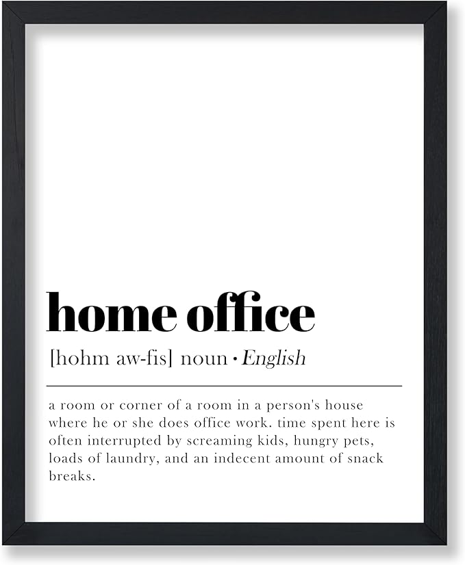 Poster Master Typography Poster - Retro Dictionary Print - Home Office Definition, Book Page, Funny - Gift for Colleague, Friend - Wall Decor for Home, Workplace, 18x24 Unframed Wall Art