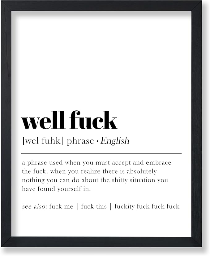 Poster Master Definition Print - Typography Poster - Dictionary Art - Minimal Gift for Men & Women - Funny Wall Decor for Dorm, Bedroom or Living Room - 11x14 UNFRAMED Wall Art