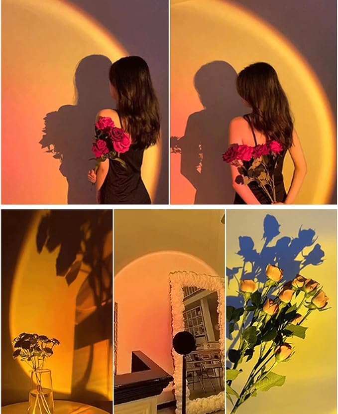 Projector Sunset Lamp Sunset lamp Sunset Light Dawn Light Photography Atmosphere Light Suitable for Living Room