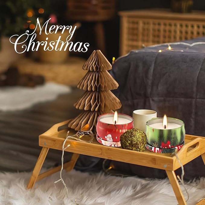 YOROXRG 36 Pack Christmas Scented Candles Gift Set 2.5oz Strong Fragrance jar Candles Natural Soy Wax Candles Portable Travel Tin Jar Candles Gifts for Home Scented Decoration Birthday Valentine'sDay