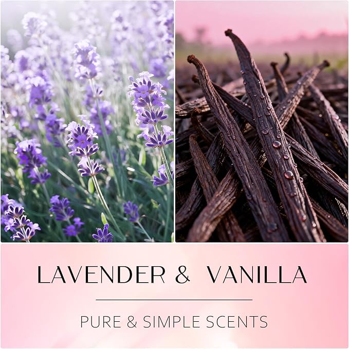 NORVENCE Scented Candles Gift Set, Stress Relief Candles for Home, Premium Soy Candle Set, Candles for Women and Men, Birthday Gifts (Pink, 7 oz)