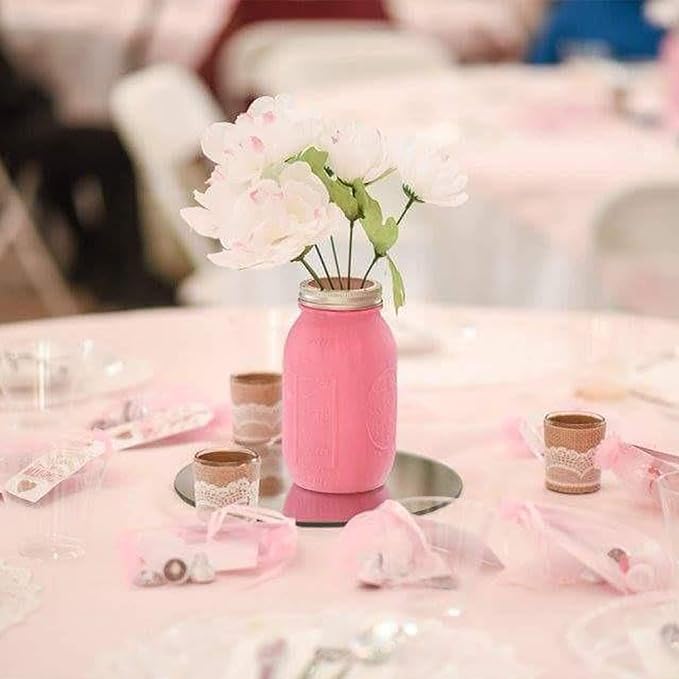 WGVI WGV Round Mirror Plate Sets Bulk 14" Diameter, 4.5 mm Thickness, Frameless Sanded Edges, Quality Thick Candle Tray, Home Event Party Wedding Table Centerpiece Wall Decor, 12 Pieces