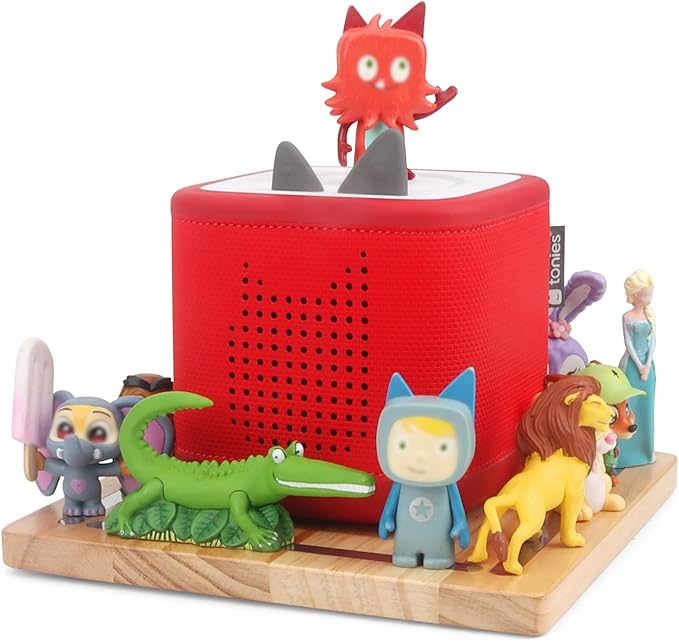 Taladad for Tonie Shelf, Tonies Storage for Toniebox 2/ Toniebox 1 Tonie Figures Creative Tonies Magnetic Shelf for,Tonie Box Player 10-30 Characters (Nature)