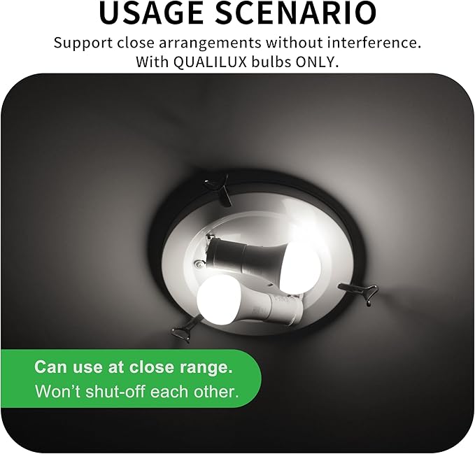 Qualilux Dusk to Dawn Light Bulbs, Auto On/Off Light Sensing LED Bulbs Outdoor, Daylight, Dimmable, 12W 1000LM 75W Equivalent, HQ-H029