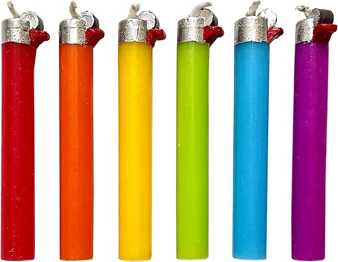 Streamline Imagined Decorative Birthday Candles - Flikz (6 Candle Pack)