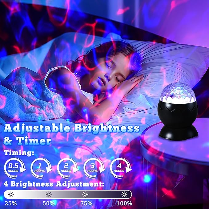 Galaxy Projector, Light Projector, Night Light Projector with Remote Control, Galaxy Light Projector, for Kids Adults, Bedroom, Home Theater, Christmas, Birthdays (Black)