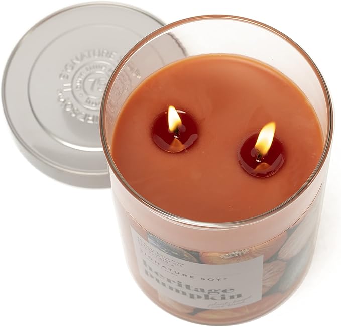 Signature Soy Lidded Heritage Pumpkin Scented Candle Extra Large Jar