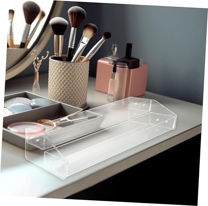 PRETYZOOM Display Stand for Perfume and Makeup Multi Organizer for Dresser Clear Storage for Space-saving Design
