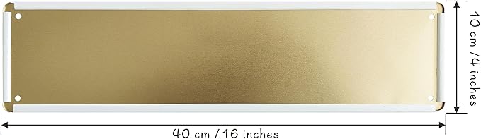 Bullshit Corner Vintage Metal Sign 4x16 In Vintage Decorative Plaque Wall Hanging Indoor & Outdoor