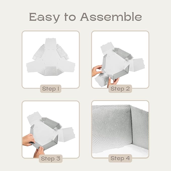 Pack of 15 Sturdy Empty Gift Baskets Made in Italy - Ideal for Baby Shower, Wedding and for Any Occasion - 8" x 6.69" x 2.75" Silver