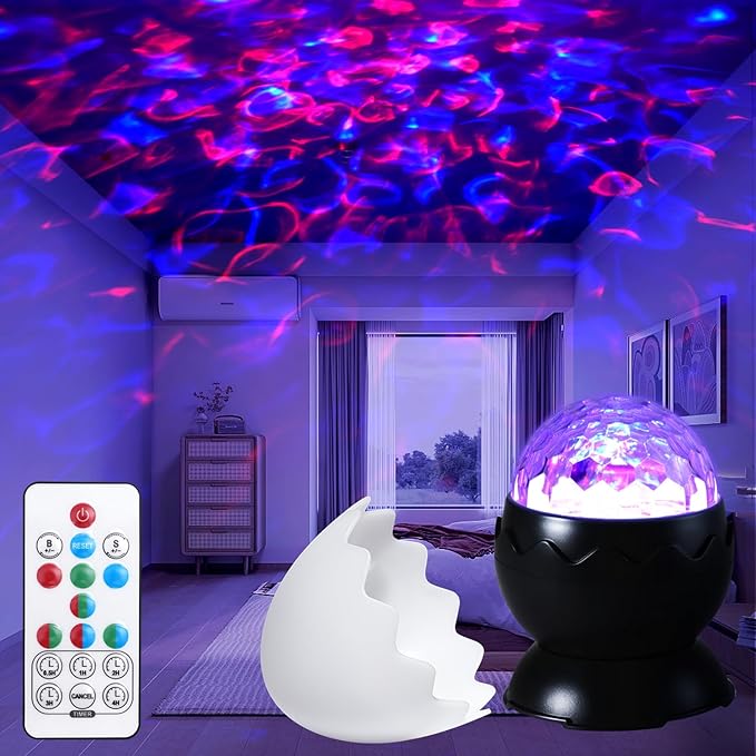Galaxy Projector, Light Projector, Night Light Projector with Remote Control, Galaxy Light Projector, for Kids Adults, Bedroom, Home Theater, Christmas, Birthdays (Black)