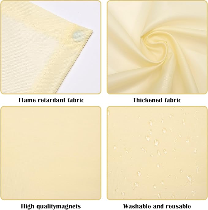 ANGSYLTH 2 Pcs Fluorescent Light Covers - 4 x 2 Feet Covers for Ceiling Lights, Magnetic Light Filters for Classroom, Office, Hospitals, Home